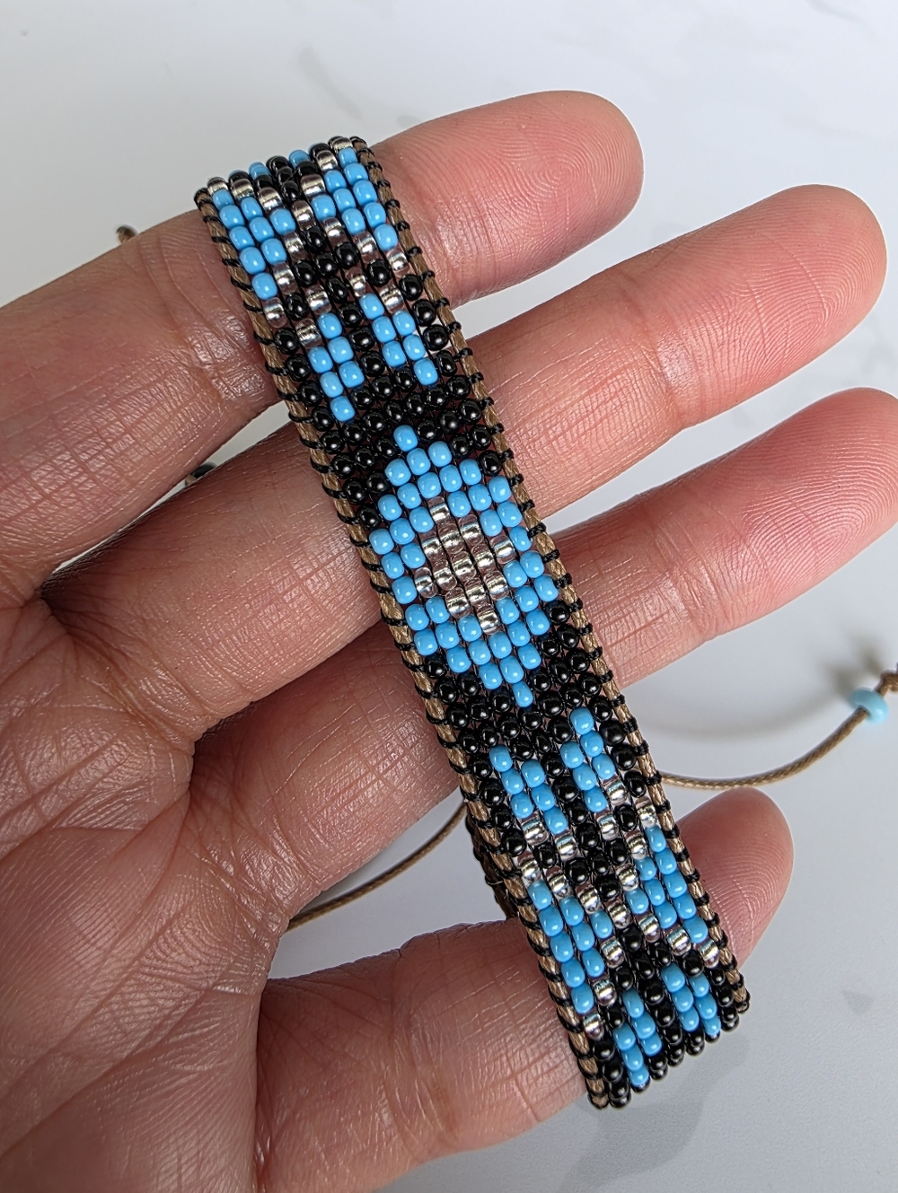Handmade Miyuki Boho Bracelet Beaded Bohome Western Tribal Ethnic Y2K Jewelry - Picture 3 of 4